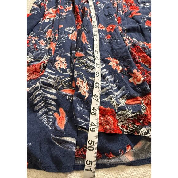 Hummingbird Boho Floral Maxi Dress/Tiers, Crotchet, Lined, Sleeveless/Cottage Sm - Picture 3 of 4